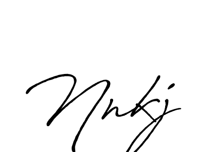 Nnkj stylish signature style. Best Handwritten Sign (Antro_Vectra_Bolder) for my name. Handwritten Signature Collection Ideas for my name Nnkj. Nnkj signature style 7 images and pictures png