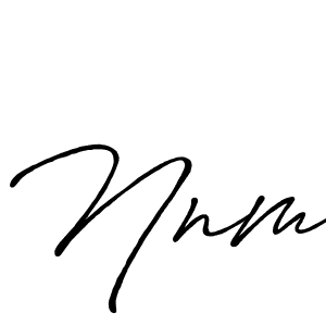 if you are searching for the best signature style for your name Nnm. so please give up your signature search. here we have designed multiple signature styles  using Antro_Vectra_Bolder. Nnm signature style 7 images and pictures png