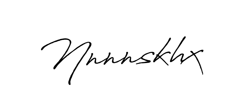 The best way (Antro_Vectra_Bolder) to make a short signature is to pick only two or three words in your name. The name Nnnnskhx include a total of six letters. For converting this name. Nnnnskhx signature style 7 images and pictures png