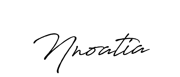 Also we have Nnoatia name is the best signature style. Create professional handwritten signature collection using Antro_Vectra_Bolder autograph style. Nnoatia signature style 7 images and pictures png