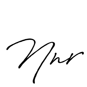 Use a signature maker to create a handwritten signature online. With this signature software, you can design (Antro_Vectra_Bolder) your own signature for name Nnr. Nnr signature style 7 images and pictures png