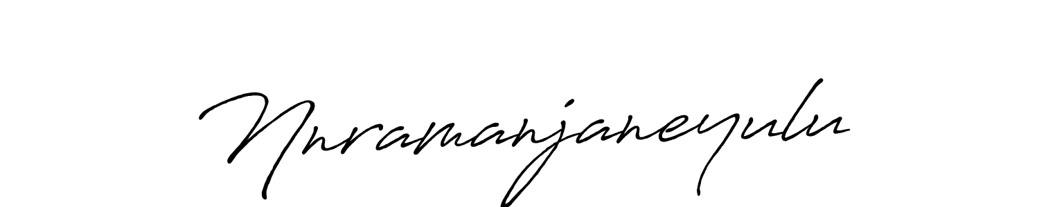 Nnramanjaneyulu stylish signature style. Best Handwritten Sign (Antro_Vectra_Bolder) for my name. Handwritten Signature Collection Ideas for my name Nnramanjaneyulu. Nnramanjaneyulu signature style 7 images and pictures png