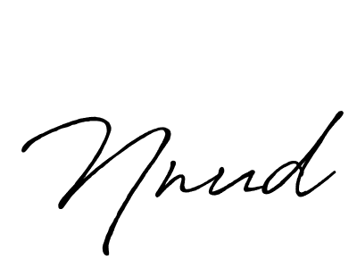 Make a beautiful signature design for name Nnud. With this signature (Antro_Vectra_Bolder) style, you can create a handwritten signature for free. Nnud signature style 7 images and pictures png