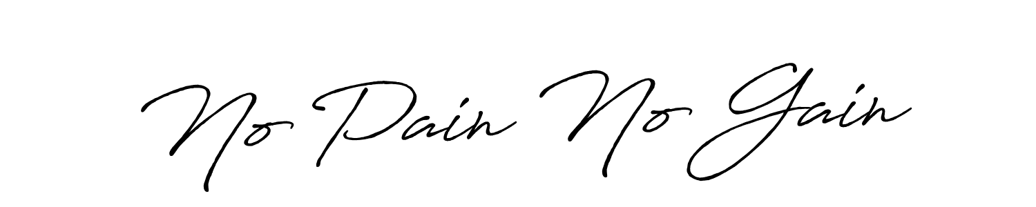 Make a beautiful signature design for name No Pain No Gain. Use this online signature maker to create a handwritten signature for free. No Pain No Gain signature style 7 images and pictures png