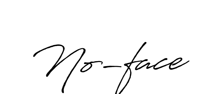 Also we have No-face name is the best signature style. Create professional handwritten signature collection using Antro_Vectra_Bolder autograph style. No-face signature style 7 images and pictures png