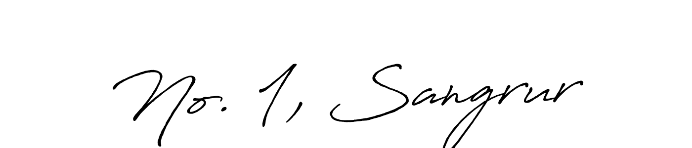 Use a signature maker to create a handwritten signature online. With this signature software, you can design (Antro_Vectra_Bolder) your own signature for name No. 1, Sangrur. No. 1, Sangrur signature style 7 images and pictures png