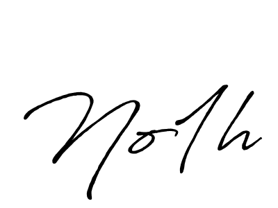 The best way (Antro_Vectra_Bolder) to make a short signature is to pick only two or three words in your name. The name No1h include a total of six letters. For converting this name. No1h signature style 7 images and pictures png