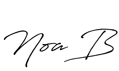 How to make Noa B signature? Antro_Vectra_Bolder is a professional autograph style. Create handwritten signature for Noa B name. Noa B signature style 7 images and pictures png