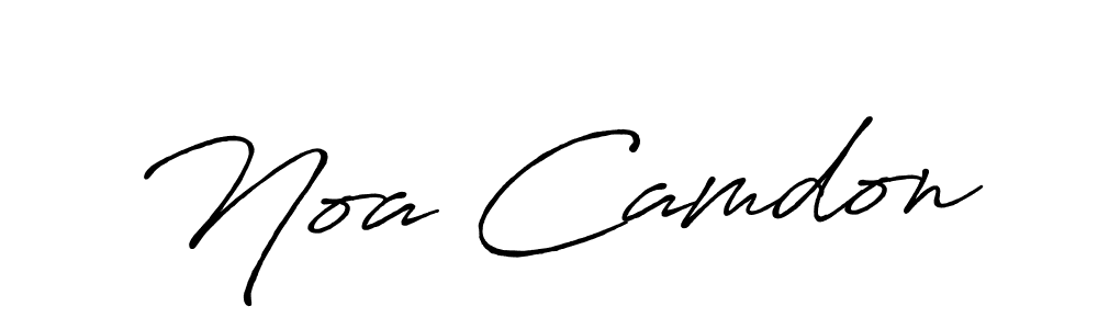 Noa Camdon stylish signature style. Best Handwritten Sign (Antro_Vectra_Bolder) for my name. Handwritten Signature Collection Ideas for my name Noa Camdon. Noa Camdon signature style 7 images and pictures png