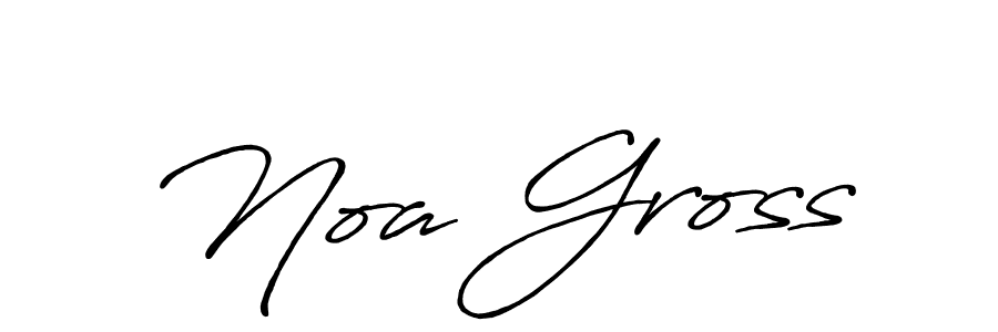 Create a beautiful signature design for name Noa Gross. With this signature (Antro_Vectra_Bolder) fonts, you can make a handwritten signature for free. Noa Gross signature style 7 images and pictures png