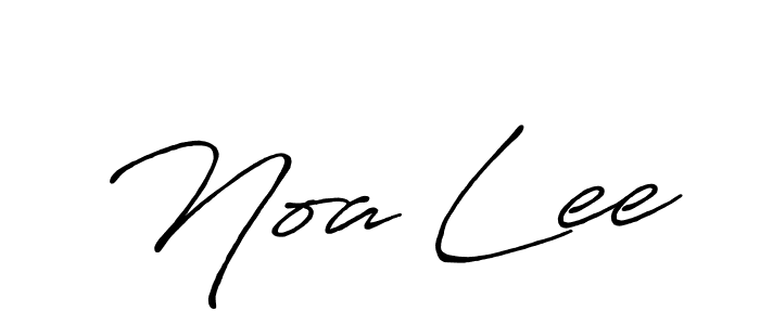 Once you've used our free online signature maker to create your best signature Antro_Vectra_Bolder style, it's time to enjoy all of the benefits that Noa Lee name signing documents. Noa Lee signature style 7 images and pictures png