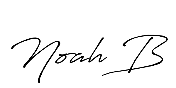 Use a signature maker to create a handwritten signature online. With this signature software, you can design (Antro_Vectra_Bolder) your own signature for name Noah B. Noah B signature style 7 images and pictures png