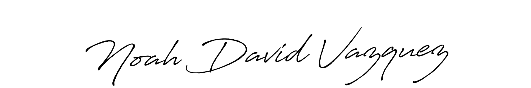 Also You can easily find your signature by using the search form. We will create Noah David Vazquez name handwritten signature images for you free of cost using Antro_Vectra_Bolder sign style. Noah David Vazquez signature style 7 images and pictures png