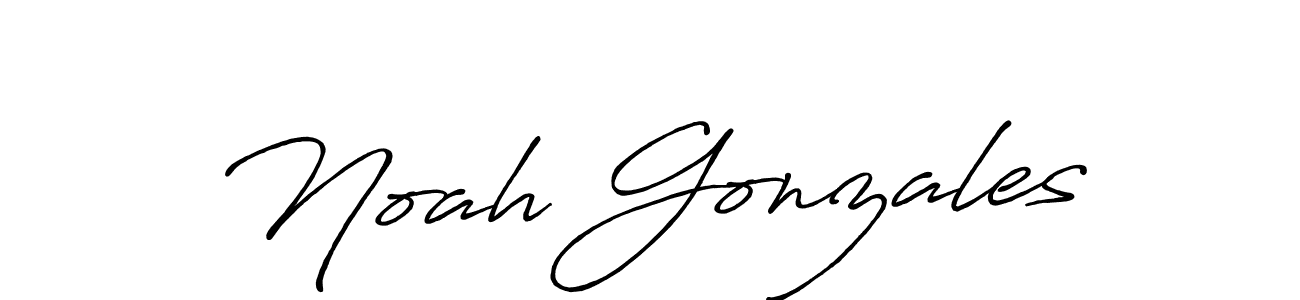 Also we have Noah Gonzales name is the best signature style. Create professional handwritten signature collection using Antro_Vectra_Bolder autograph style. Noah Gonzales signature style 7 images and pictures png