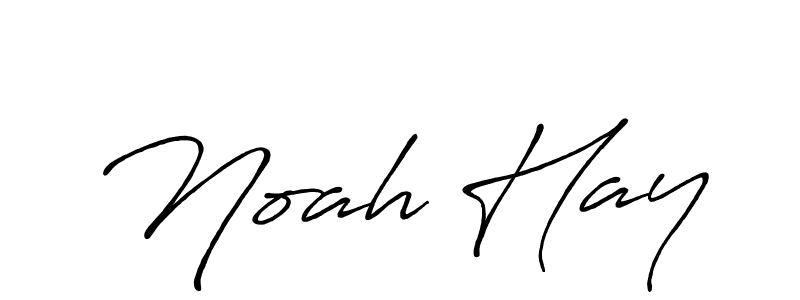 Also You can easily find your signature by using the search form. We will create Noah Hay name handwritten signature images for you free of cost using Antro_Vectra_Bolder sign style. Noah Hay signature style 7 images and pictures png