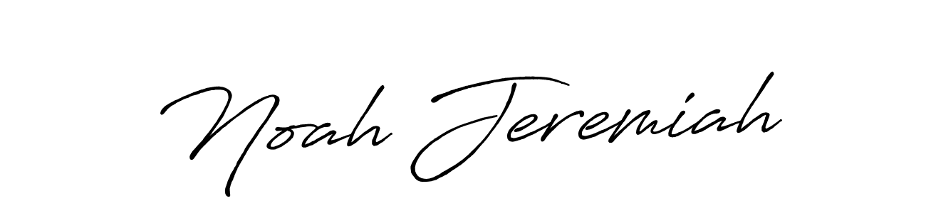 Create a beautiful signature design for name Noah Jeremiah. With this signature (Antro_Vectra_Bolder) fonts, you can make a handwritten signature for free. Noah Jeremiah signature style 7 images and pictures png