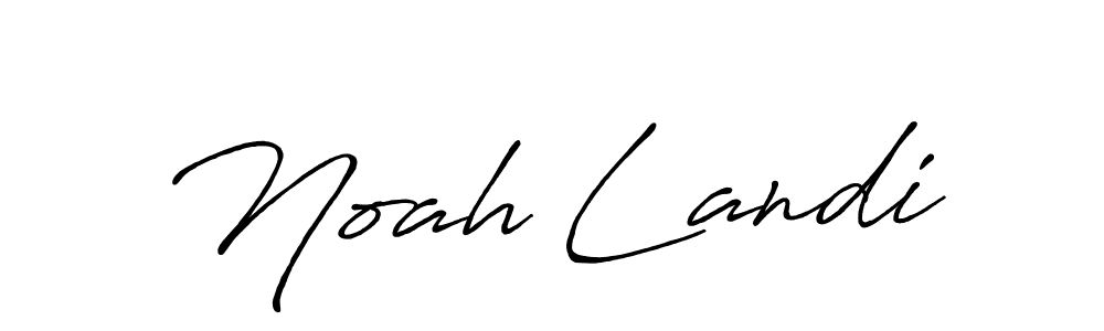 Also You can easily find your signature by using the search form. We will create Noah Landi name handwritten signature images for you free of cost using Antro_Vectra_Bolder sign style. Noah Landi signature style 7 images and pictures png