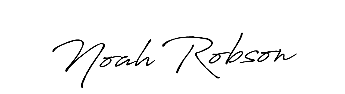 Make a beautiful signature design for name Noah Robson. With this signature (Antro_Vectra_Bolder) style, you can create a handwritten signature for free. Noah Robson signature style 7 images and pictures png