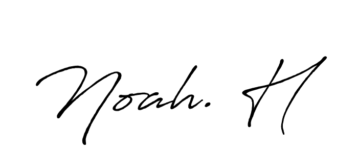 Similarly Antro_Vectra_Bolder is the best handwritten signature design. Signature creator online .You can use it as an online autograph creator for name Noah. H. Noah. H signature style 7 images and pictures png