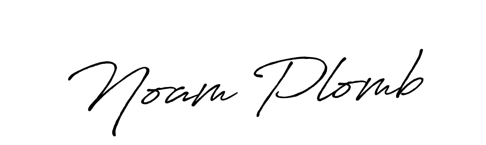 It looks lik you need a new signature style for name Noam Plomb. Design unique handwritten (Antro_Vectra_Bolder) signature with our free signature maker in just a few clicks. Noam Plomb signature style 7 images and pictures png