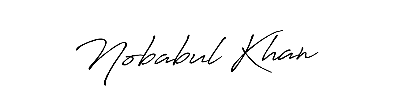 This is the best signature style for the Nobabul Khan  name. Also you like these signature font (Antro_Vectra_Bolder). Mix name signature. Nobabul Khan  signature style 7 images and pictures png