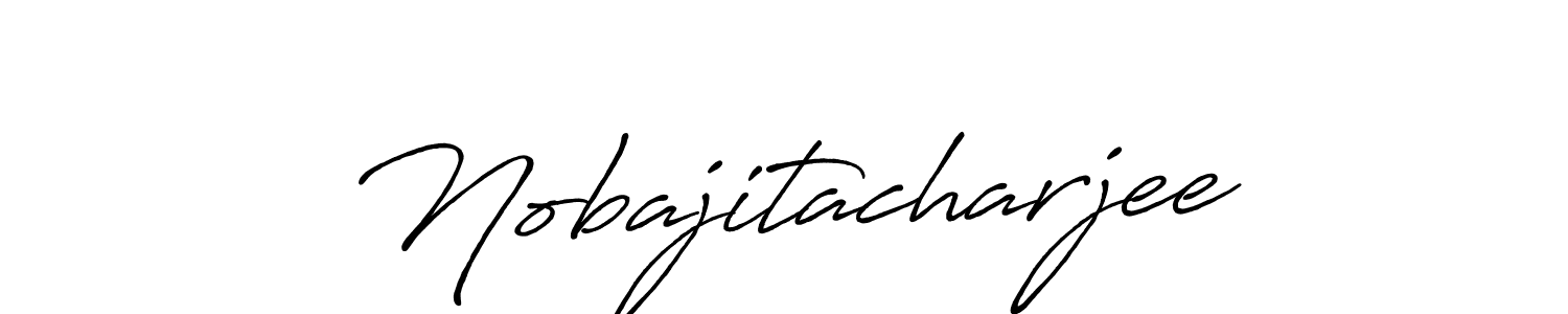 Make a short Nobajitacharjee signature style. Manage your documents anywhere anytime using Antro_Vectra_Bolder. Create and add eSignatures, submit forms, share and send files easily. Nobajitacharjee signature style 7 images and pictures png