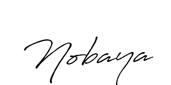 if you are searching for the best signature style for your name Nobaya. so please give up your signature search. here we have designed multiple signature styles  using Antro_Vectra_Bolder. Nobaya signature style 7 images and pictures png