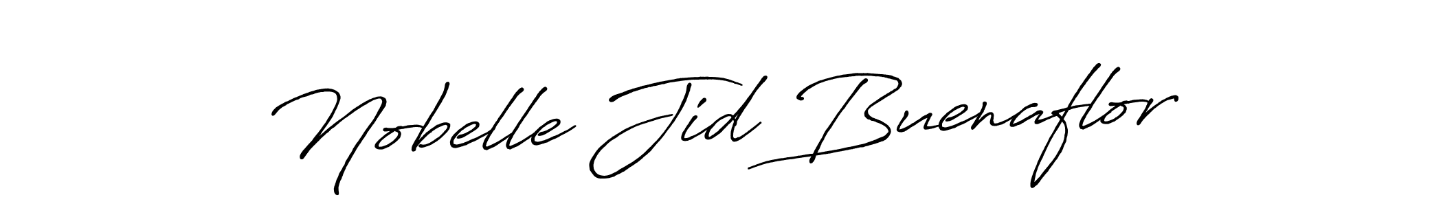 How to make Nobelle Jid Buenaflor signature? Antro_Vectra_Bolder is a professional autograph style. Create handwritten signature for Nobelle Jid Buenaflor name. Nobelle Jid Buenaflor signature style 7 images and pictures png