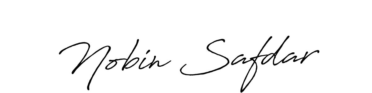 How to make Nobin Safdar signature? Antro_Vectra_Bolder is a professional autograph style. Create handwritten signature for Nobin Safdar name. Nobin Safdar signature style 7 images and pictures png