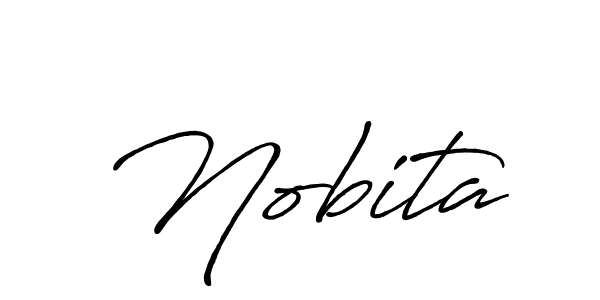 The best way (Antro_Vectra_Bolder) to make a short signature is to pick only two or three words in your name. The name Nobita include a total of six letters. For converting this name. Nobita signature style 7 images and pictures png