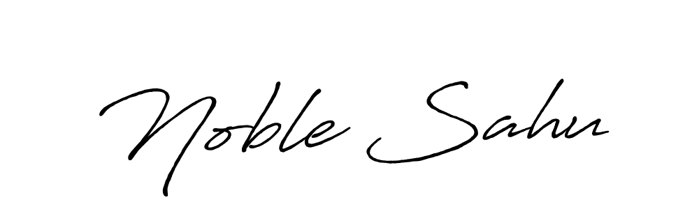It looks lik you need a new signature style for name Noble Sahu. Design unique handwritten (Antro_Vectra_Bolder) signature with our free signature maker in just a few clicks. Noble Sahu signature style 7 images and pictures png