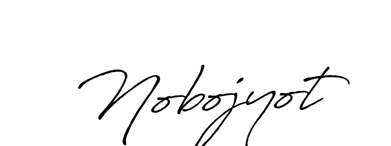 How to make Nobojyot signature? Antro_Vectra_Bolder is a professional autograph style. Create handwritten signature for Nobojyot name. Nobojyot signature style 7 images and pictures png