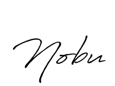 Best and Professional Signature Style for Nobu. Antro_Vectra_Bolder Best Signature Style Collection. Nobu signature style 7 images and pictures png