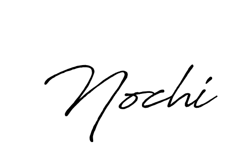 if you are searching for the best signature style for your name Nochi. so please give up your signature search. here we have designed multiple signature styles  using Antro_Vectra_Bolder. Nochi signature style 7 images and pictures png