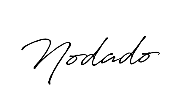 Also we have Nodado name is the best signature style. Create professional handwritten signature collection using Antro_Vectra_Bolder autograph style. Nodado signature style 7 images and pictures png