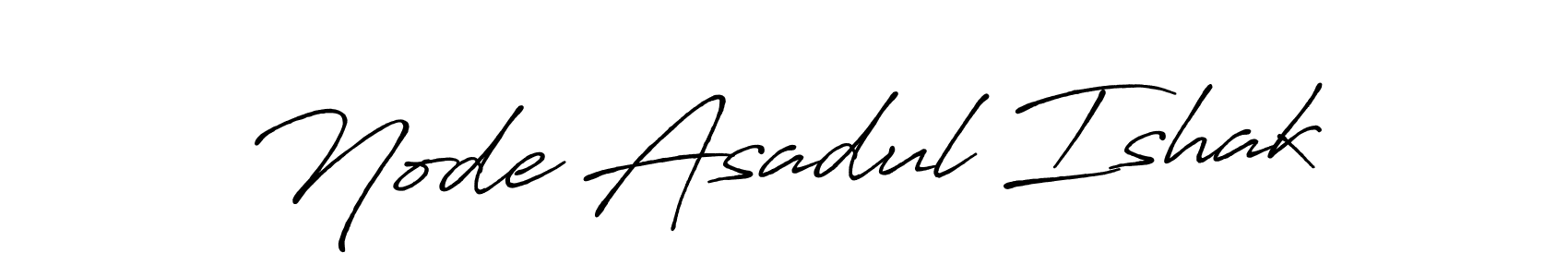 It looks lik you need a new signature style for name Node Asadul Ishak. Design unique handwritten (Antro_Vectra_Bolder) signature with our free signature maker in just a few clicks. Node Asadul Ishak signature style 7 images and pictures png