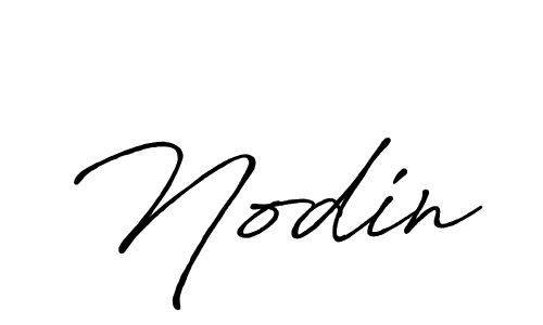 Make a beautiful signature design for name Nodin. With this signature (Antro_Vectra_Bolder) style, you can create a handwritten signature for free. Nodin signature style 7 images and pictures png