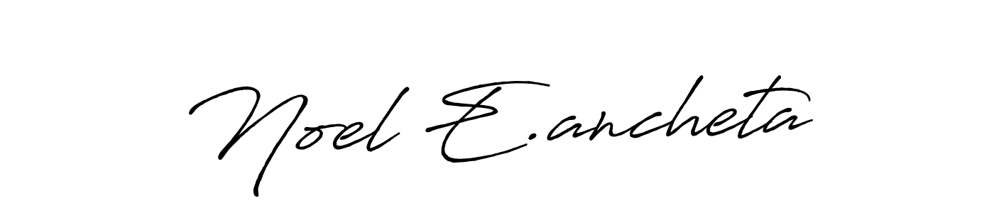 How to Draw Noel E.ancheta signature style? Antro_Vectra_Bolder is a latest design signature styles for name Noel E.ancheta. Noel E.ancheta signature style 7 images and pictures png