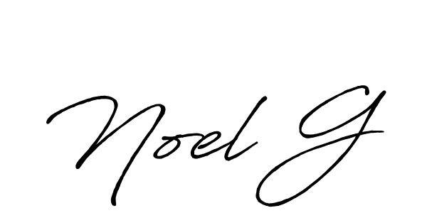 Also we have Noel G name is the best signature style. Create professional handwritten signature collection using Antro_Vectra_Bolder autograph style. Noel G signature style 7 images and pictures png