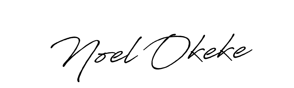 The best way (Antro_Vectra_Bolder) to make a short signature is to pick only two or three words in your name. The name Noel Okeke include a total of six letters. For converting this name. Noel Okeke signature style 7 images and pictures png