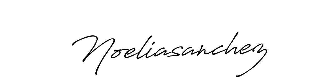 Make a beautiful signature design for name Noeliasanchez. With this signature (Antro_Vectra_Bolder) style, you can create a handwritten signature for free. Noeliasanchez signature style 7 images and pictures png