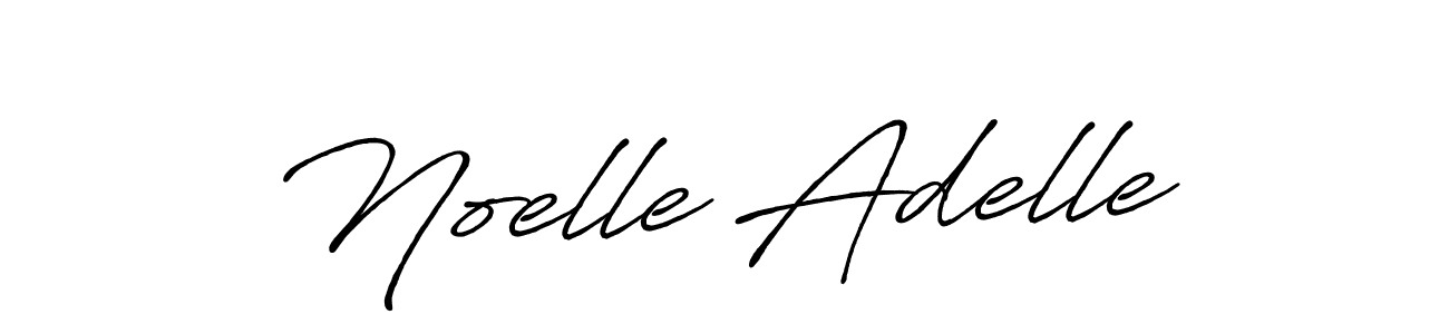 Also You can easily find your signature by using the search form. We will create Noelle Adelle name handwritten signature images for you free of cost using Antro_Vectra_Bolder sign style. Noelle Adelle signature style 7 images and pictures png
