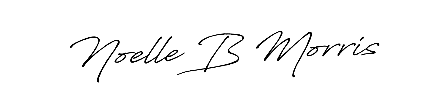 It looks lik you need a new signature style for name Noelle B Morris. Design unique handwritten (Antro_Vectra_Bolder) signature with our free signature maker in just a few clicks. Noelle B Morris signature style 7 images and pictures png