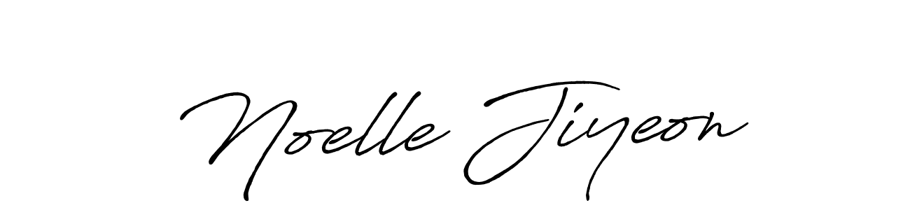 How to make Noelle Jiyeon signature? Antro_Vectra_Bolder is a professional autograph style. Create handwritten signature for Noelle Jiyeon name. Noelle Jiyeon signature style 7 images and pictures png