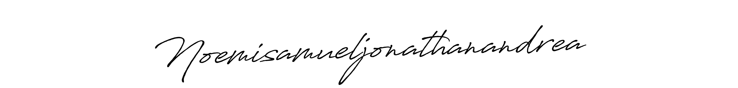 Once you've used our free online signature maker to create your best signature Antro_Vectra_Bolder style, it's time to enjoy all of the benefits that Noemisamueljonathanandrea name signing documents. Noemisamueljonathanandrea signature style 7 images and pictures png