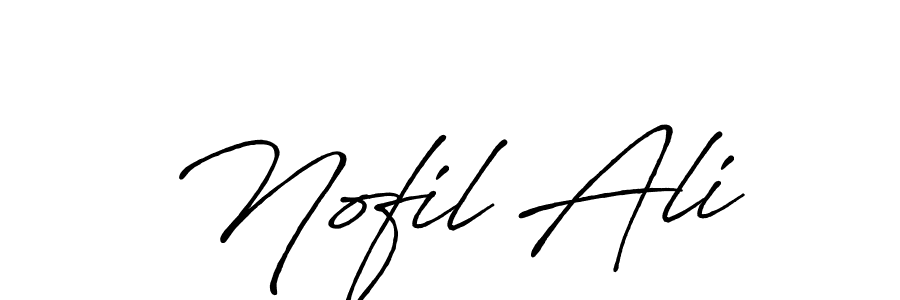 You should practise on your own different ways (Antro_Vectra_Bolder) to write your name (Nofil Ali) in signature. don't let someone else do it for you. Nofil Ali signature style 7 images and pictures png