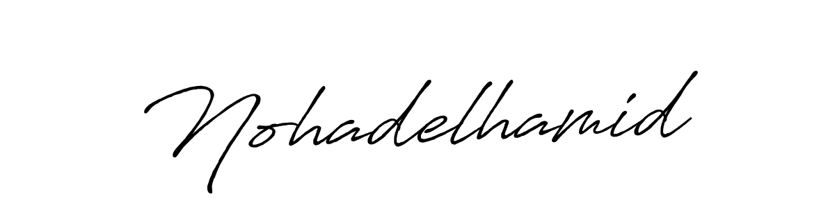 Similarly Antro_Vectra_Bolder is the best handwritten signature design. Signature creator online .You can use it as an online autograph creator for name Nohadelhamid. Nohadelhamid signature style 7 images and pictures png