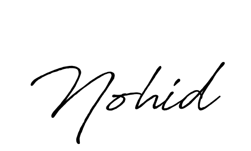 Also You can easily find your signature by using the search form. We will create Nohid name handwritten signature images for you free of cost using Antro_Vectra_Bolder sign style. Nohid signature style 7 images and pictures png