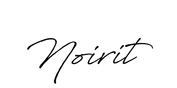 Use a signature maker to create a handwritten signature online. With this signature software, you can design (Antro_Vectra_Bolder) your own signature for name Noirit. Noirit signature style 7 images and pictures png