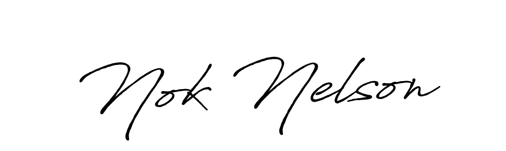 Here are the top 10 professional signature styles for the name Nok Nelson. These are the best autograph styles you can use for your name. Nok Nelson signature style 7 images and pictures png